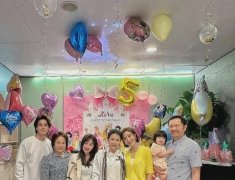 罗子溢杨茜尧帮5岁爱女开生日会，多名前TVB旧将到贺竟有呢 ...