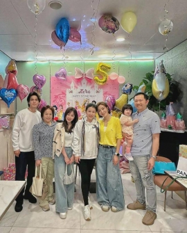 罗子溢杨茜尧帮5岁爱女开生日会，多名前TVB旧将到贺竟有呢 ...